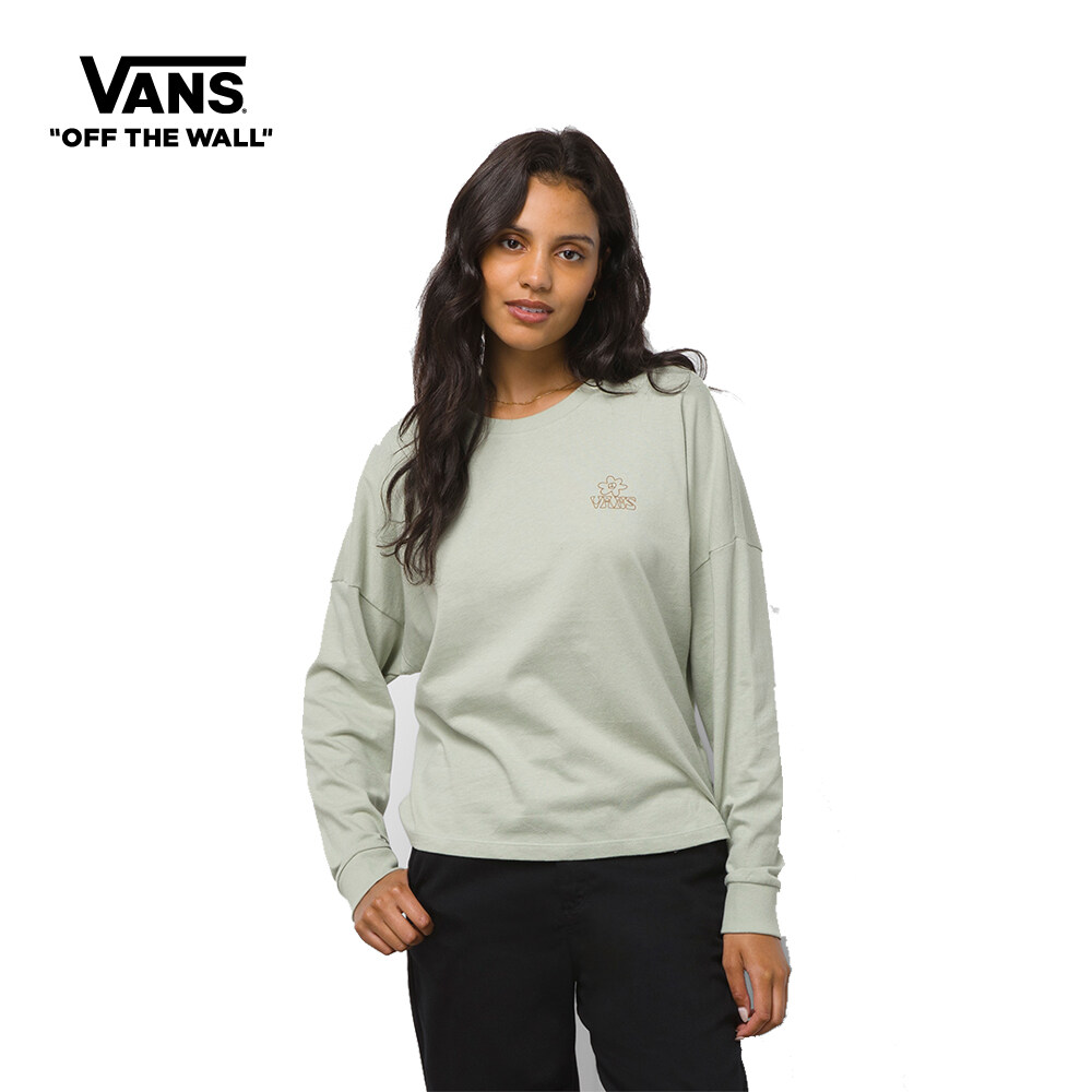 Vans Good Day Long Sleeve Shirt GREEN VN0A7YY6UDP1